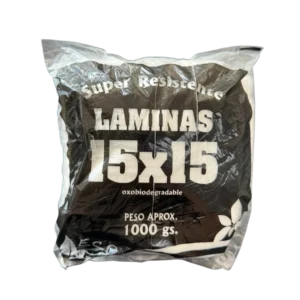 LAMINA CRISTAL 15X15 X 1000 GRS